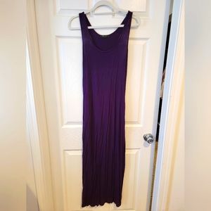 Purple maxi dress